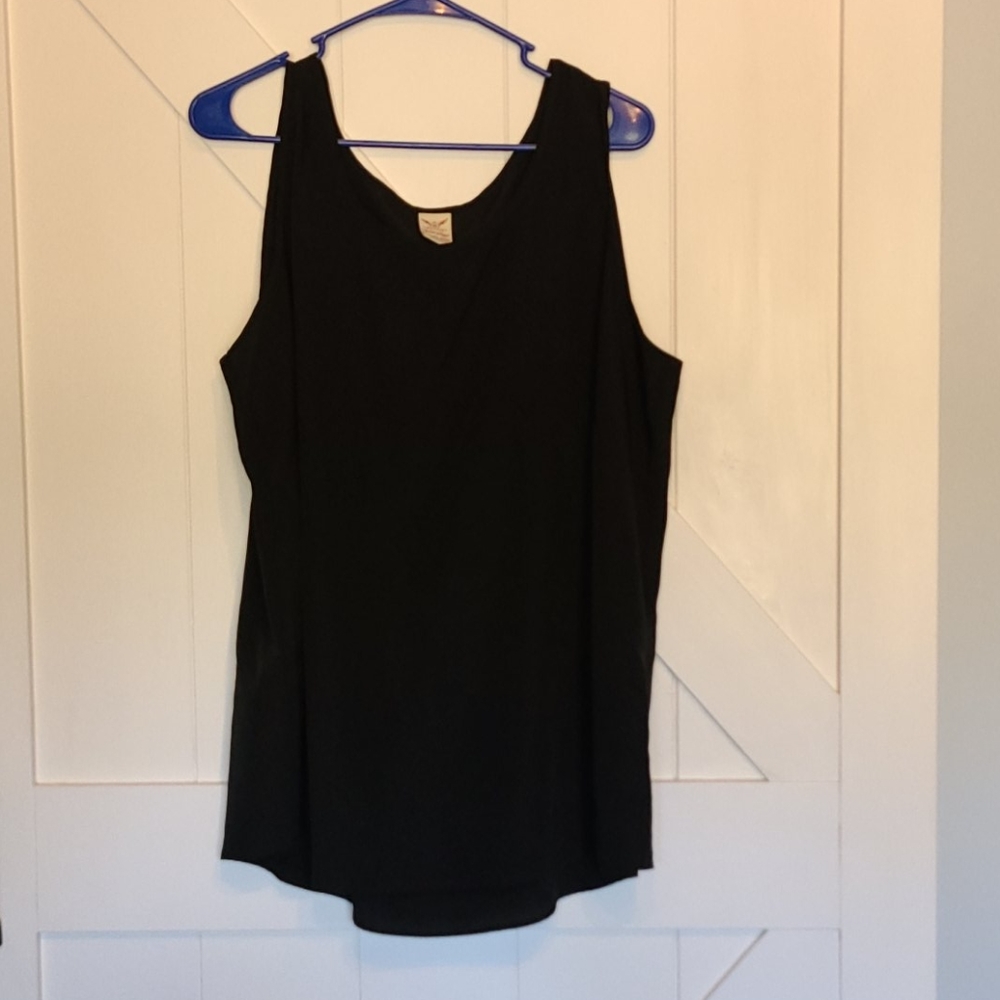Black tank top